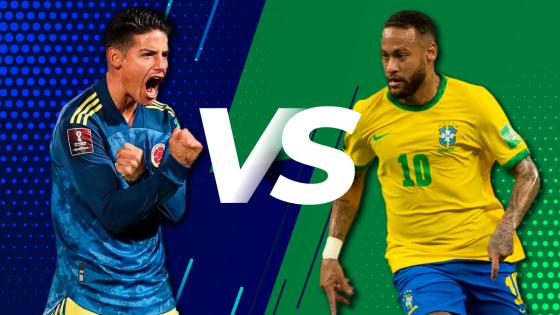 Así llega Colombia al partido frente a Brasil por Eliminatorias