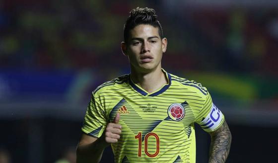 El mensaje de James Rodríguez al llegar a la concentración de Colombia