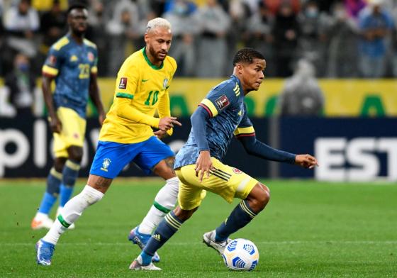 Sorpresivo rating de Colombia vs. Brasil en las Eliminatorias Sudamericanas