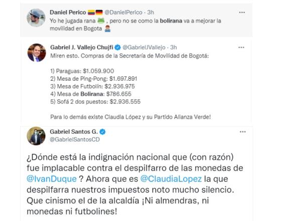 Reacciones al contrato de la Secretaría de Movilidad. Reacciones al contrato.