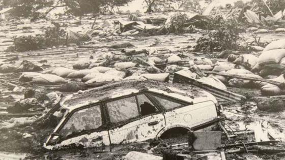 Fotos de la tragedia de Armero. La tragedia de Armero.