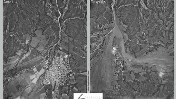Antes y después de la tragedia de Armero. Tragedia de Armero.