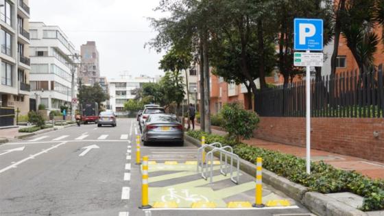 Así lucirán las zonas de parqueo pago en Bogotá. Identificación de zonas de parqueo.