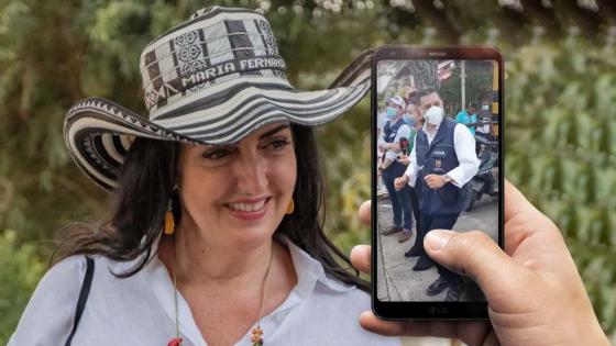 María Fernanda Cabal no le perdona ni un baile a Jorge Iván Ospina María Fernanda Cabal no le perdona ni un baile a Jorge Iván Ospina