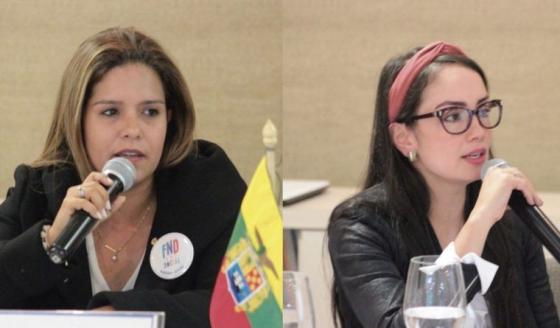 Karina Espinosa y Marianella Peñaranda