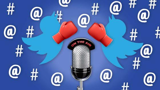 Discusión entre dos periodistas