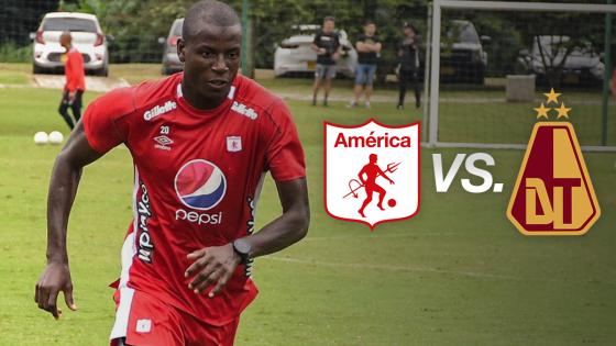 El curioso gesto de Adrián Ramos en América de Cali vs. Tolima