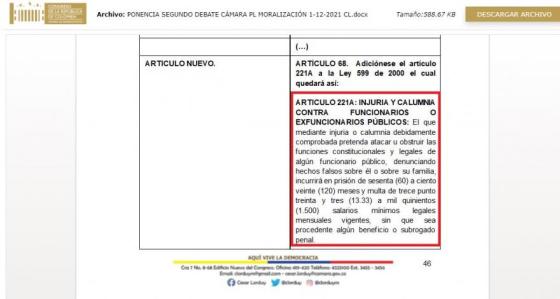 Articulo ley anticorrupción. Articulo ley anticorrupción.