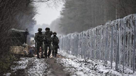 Frontera de Polonia y Bielorrusia 