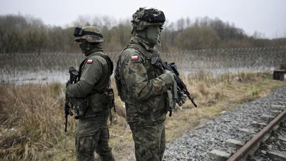 Frontera de Bielorrusia y Polonia Frontera de Bielorrusia y Polonia