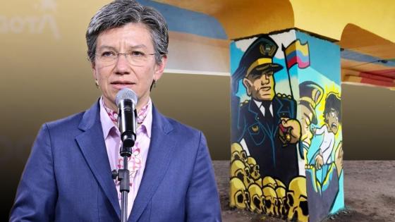 Claudia López, a responder en el Congreso por grafiti alusivo al abuso policial