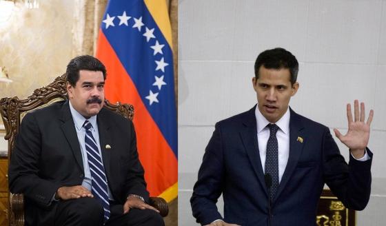 Maduro y Guaidó