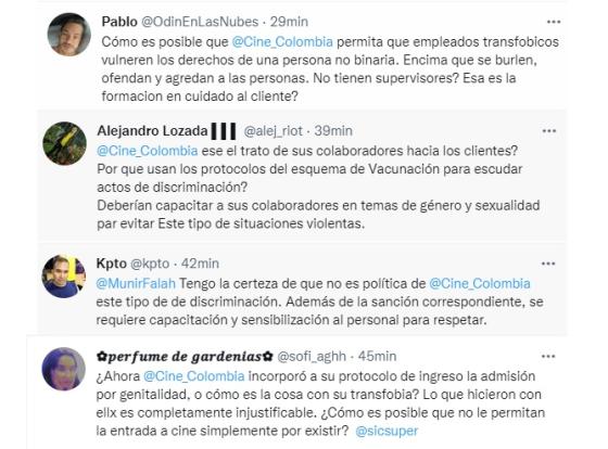 ¿Discriminación en Cine Colombia? ¿Discriminación en Cine Colombia?