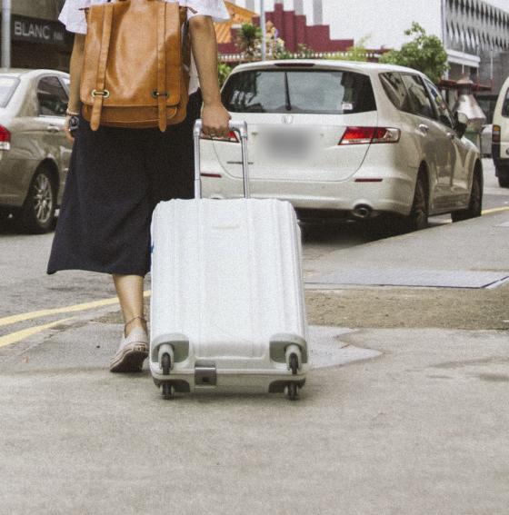 Vuelta a la cuadra con maletas