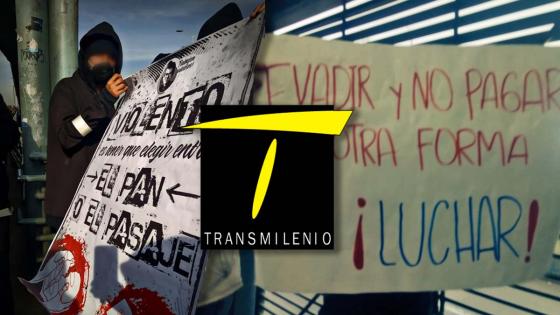 Protestas en Transmilenio Protestas en Transmilenio