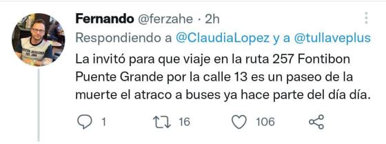Críticas a Claudia López Críticas a Claudia López