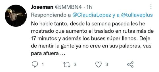 Críticas a Claudia López Críticas a Claudia López