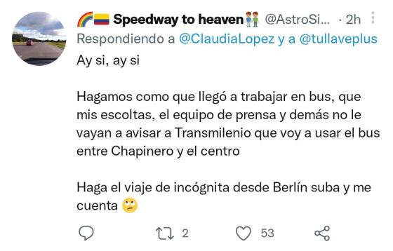 Críticas a Claudia López Críticas a Claudia López
