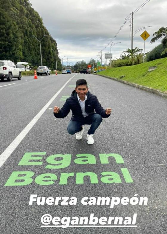 El emotivo detalle de Nairo Quintana con Egan Bernal El emotivo detalle de Nairo Quintana con Egan Bernal