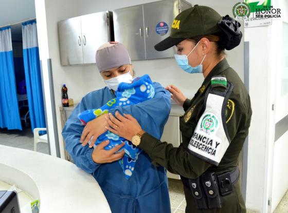 Bebé abandonado Santuario