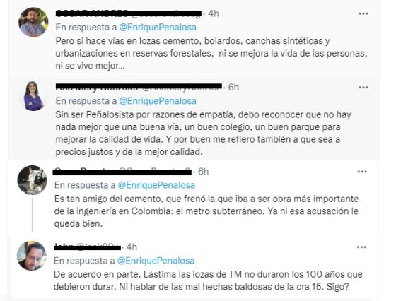 Opiniones comentario Peñalosa