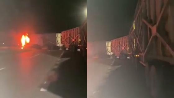 incineran tren cañero Valle