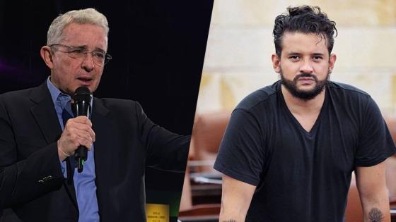 Álvaro Uribe e Inti Asprilla Álvaro Uribe e Inti Asprilla