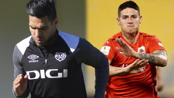 Falcao y James Falcao y James