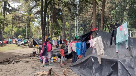 Población Emberá asentada en La Florida 