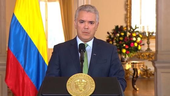 Alocución presidente Iván Duque