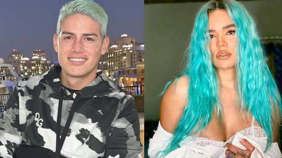 James Rodríguez y Karol G James Rodrígez y Karol G
