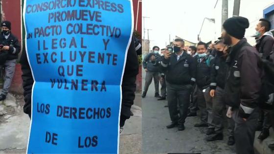 Manifestaciones en patios de Transmilenio Manifestaciones en patios de Transmilenio