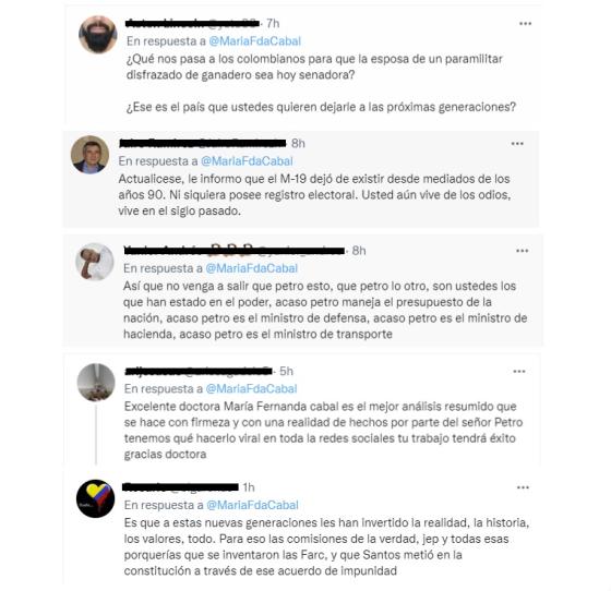 Reacciones Cabal - Petro