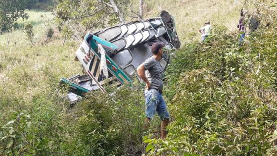 Accidente bus escolar