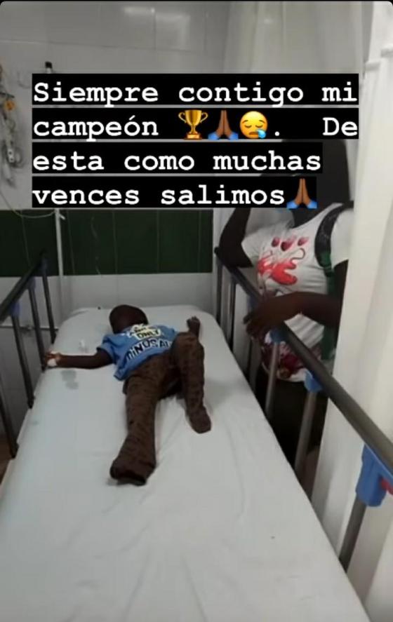 La razón por la que Yanfry se encuentra hospitalizado