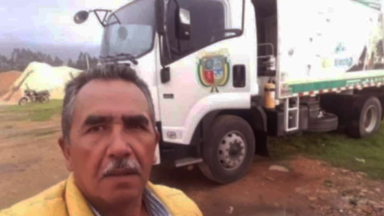 Hildebrando Rivera, conductor linchado 