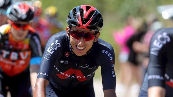 La broma de Egan Bernal en medio de trancones en Bogotá La broma de Egan Bernal en medio de trancones en Bogotá