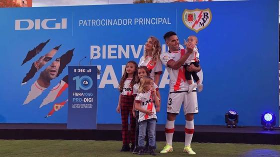 ¡Salió pintado! Hijo de Falcao García ya dio sus primeros pasos en el fútbol