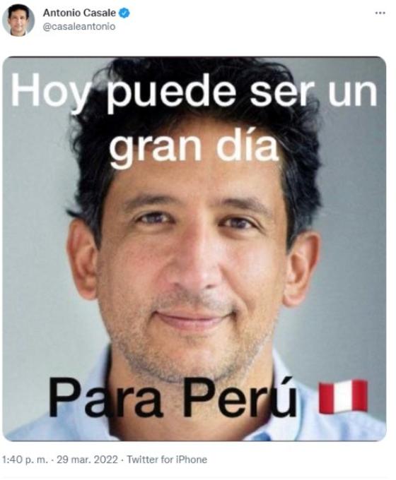 El meme con el que Antonio Casale le respondió a sus críticos El meme con el que Antonio Casale le respondió a sus críticos