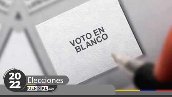 Voto en blanco