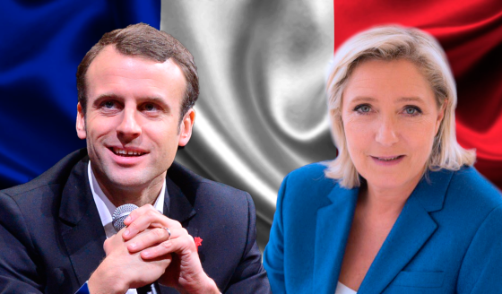 Macron y Le Pen, a segunda vuelta en elecciones en Francia Macron y Le Pen, a segunda vuelta en elecciones en Francia