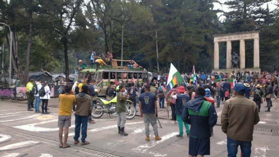 Minga indígena en Bogotá, Paro Nacional 28a Minga indígena en Bogotá, Paro Nacional 28a