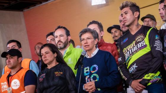 Acuerdos de moteros y la alcaldesa de Bogotá Claudia López Acuerdos de moteros y la alcaldesa de Bogotá Claudia López