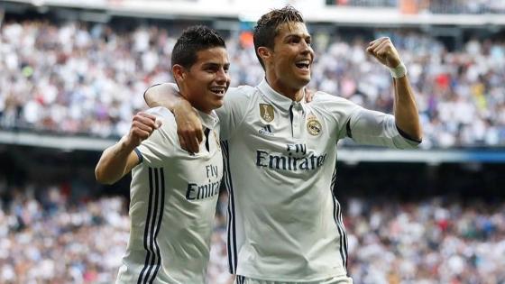 El solidario mensaje de James Rodríguez a Cristiano Ronaldo El solidario mensaje de James Rodríguez a Cristiano Ronaldo