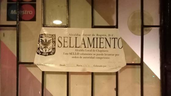 29 establecimientos nocturnos sellados por incumplir normas en Bogotá 29 establecimientos nocturnos sellados por incumplir normas en Bogotá