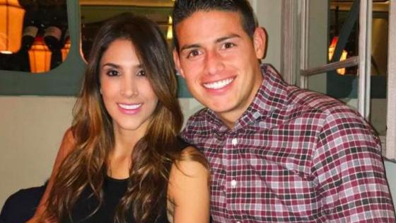 Daniela Ospina y James Rodríguez Daniela Ospina y James Rodríguez