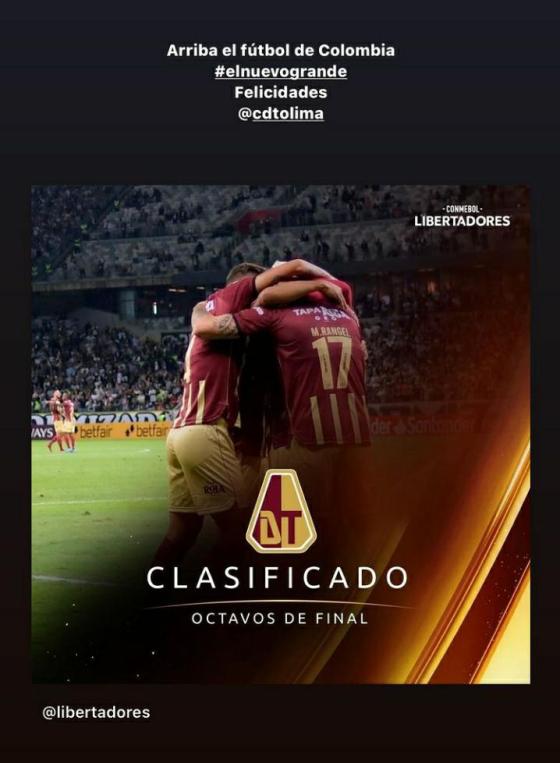 Deportes Tolima no pinchó y se llevó los elogios en la Libertadores Deportes Tolima no pinchó y se llevó los elogios en la Libertadores