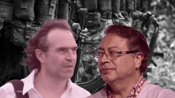 Federico Gutiérrez y Gustavo Petro Federico Gutiérrez y Gustavo Petro