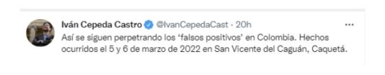 Falsos positivos Caquetá Falsos positivos Caquetá