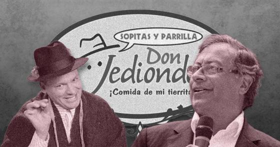 Don Jediondo y Gustavo Petro 
